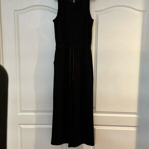 Chic Black Sleeveless Wide Leg Jumpsuit